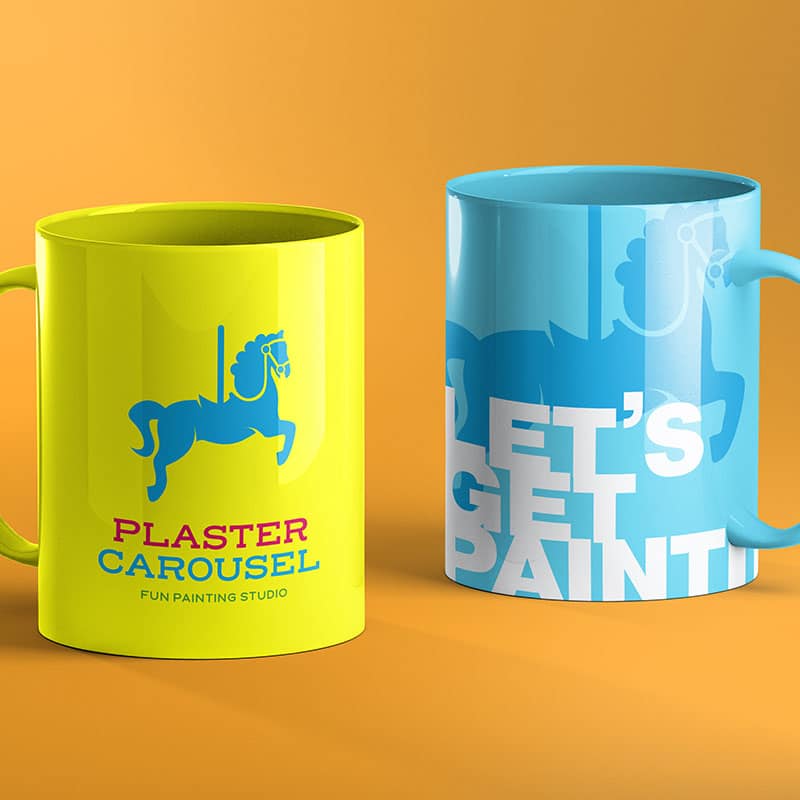 Merchandise design for Plaster Carousel